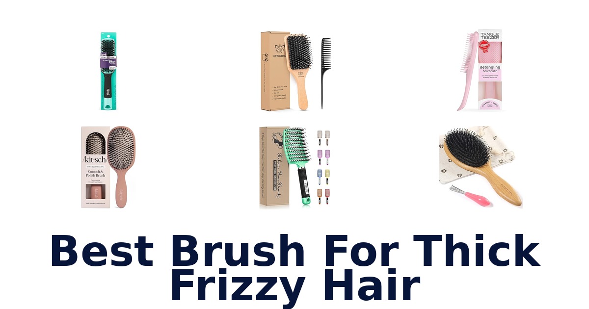 best brush for thick frizzy hair