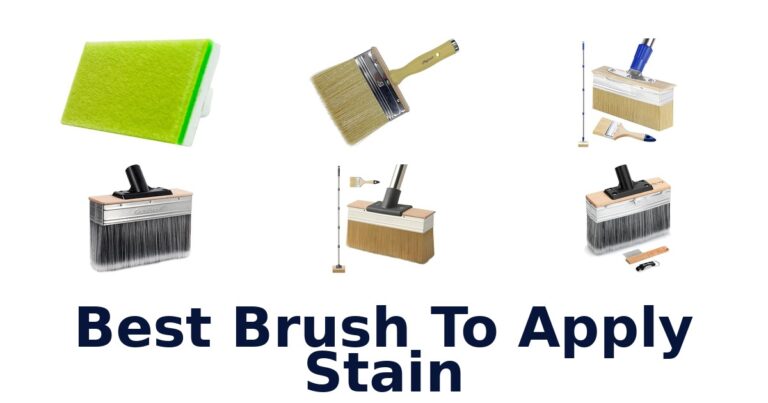 best brush to apply stain