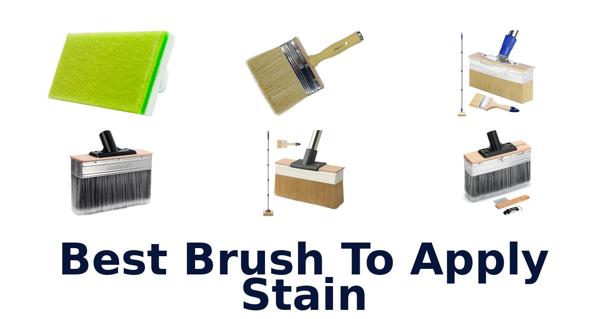 best brush to apply stain