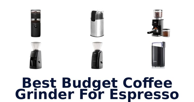 best budget coffee grinder for espresso