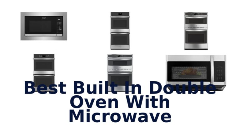 best built in double oven with microwave