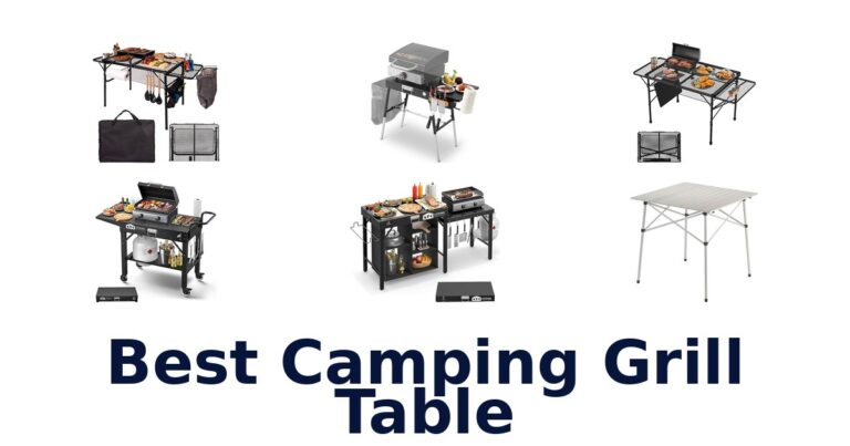 best camping grill table