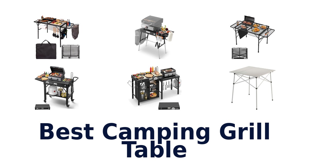 best camping grill table