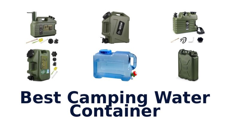 best camping water container