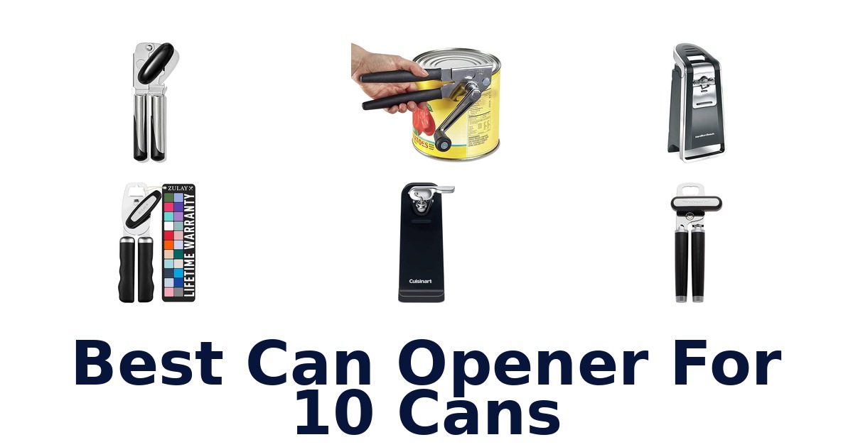 best can opener for 10 cans