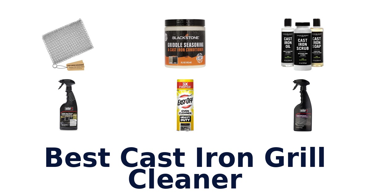 best cast iron grill cleaner