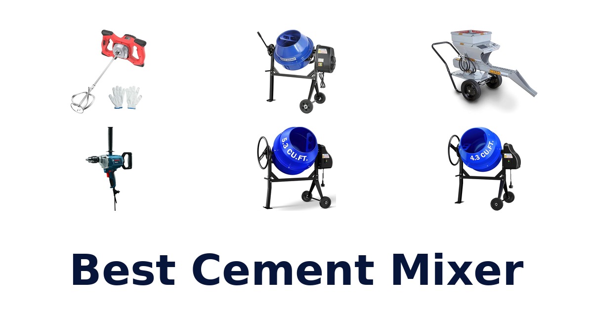 best cement mixer