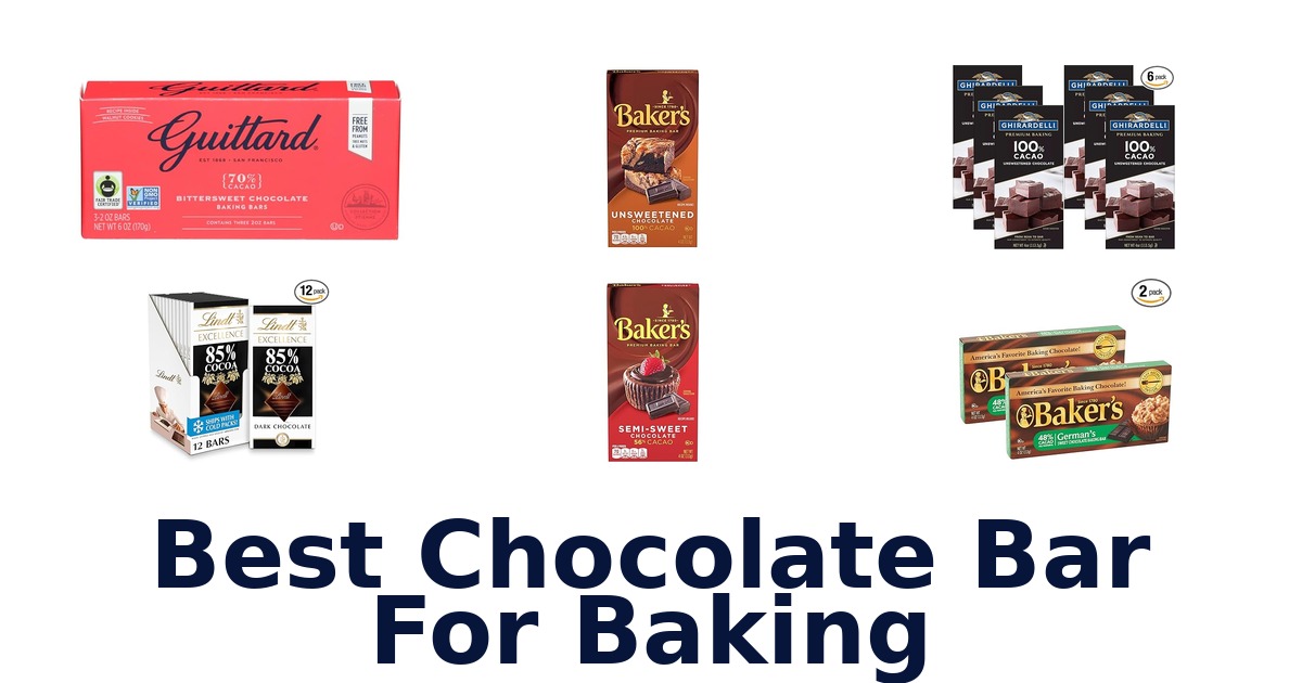 best chocolate bar for baking