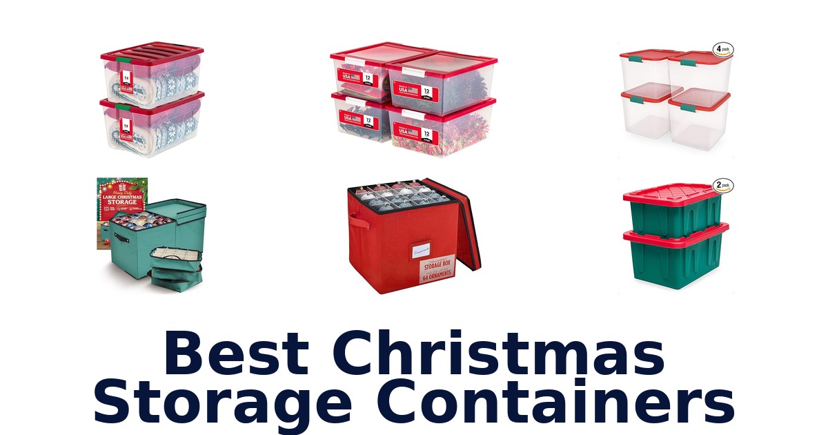 best christmas storage containers