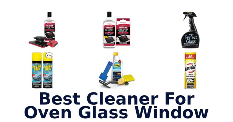 best cleaner for oven glass window