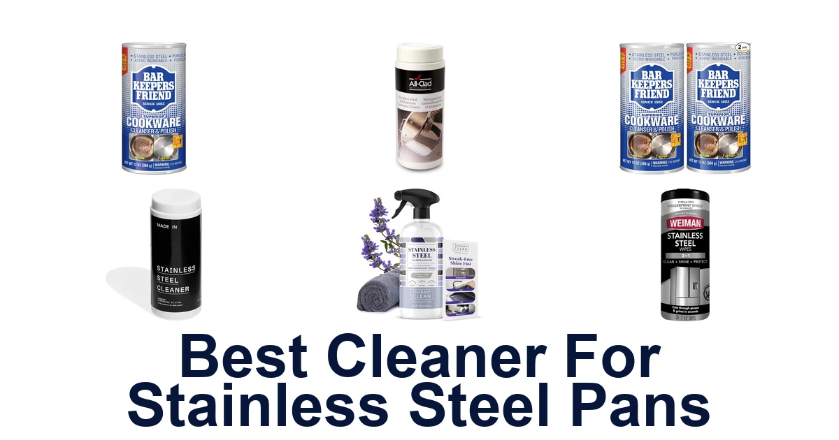 best cleaner for stainless steel pans