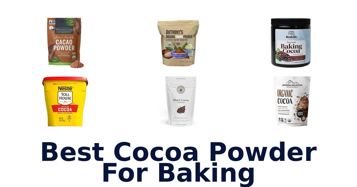 best cocoa powder for baking