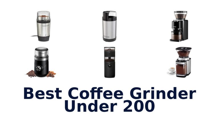 best coffee grinder under 200