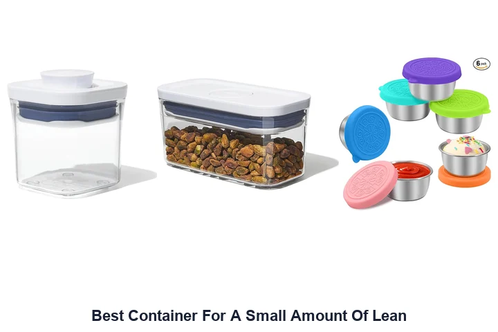 Best Container For A Small Amount Of Lean