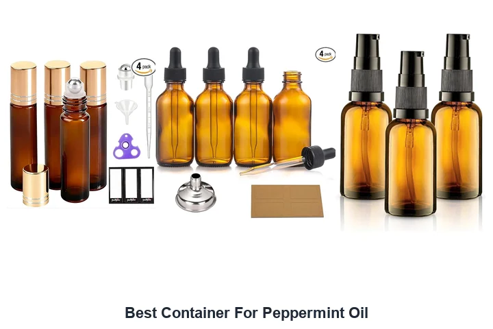 Best Container For Peppermint Oil