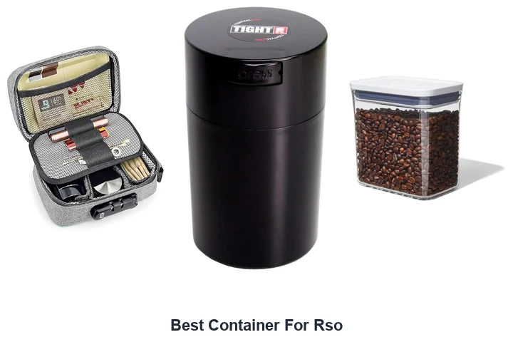 Best Container For Rso