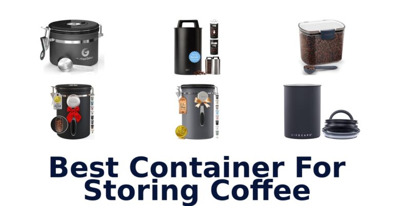 best container for storing coffee