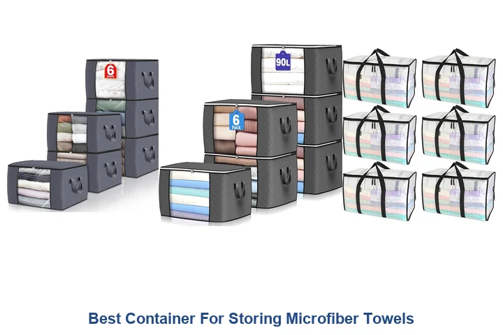 Best Container For Storing Microfiber Towels