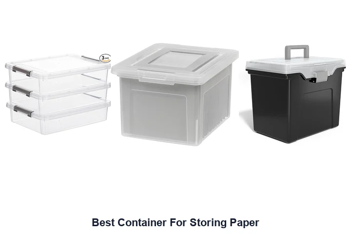 Best Container For Storing Paper