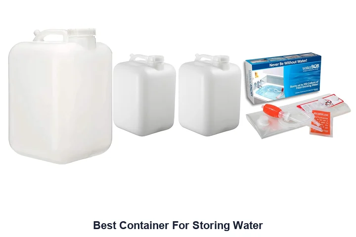 Best Container For Storing Water