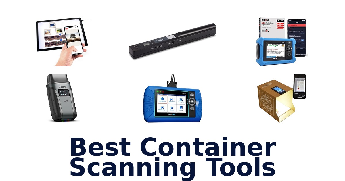 best container scanning tools