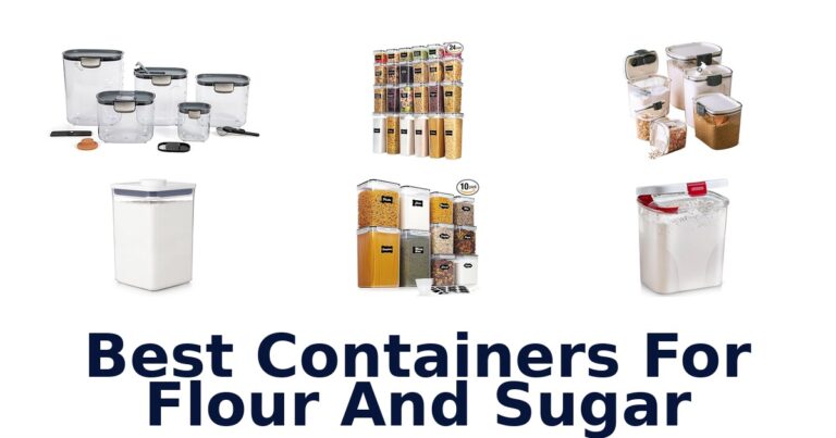 best containers for flour and sugar