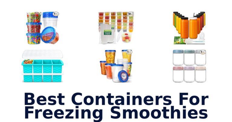 best containers for freezing smoothies