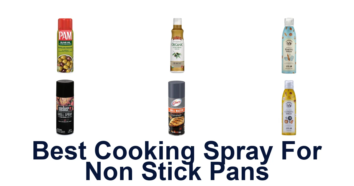 best cooking spray for non stick pans