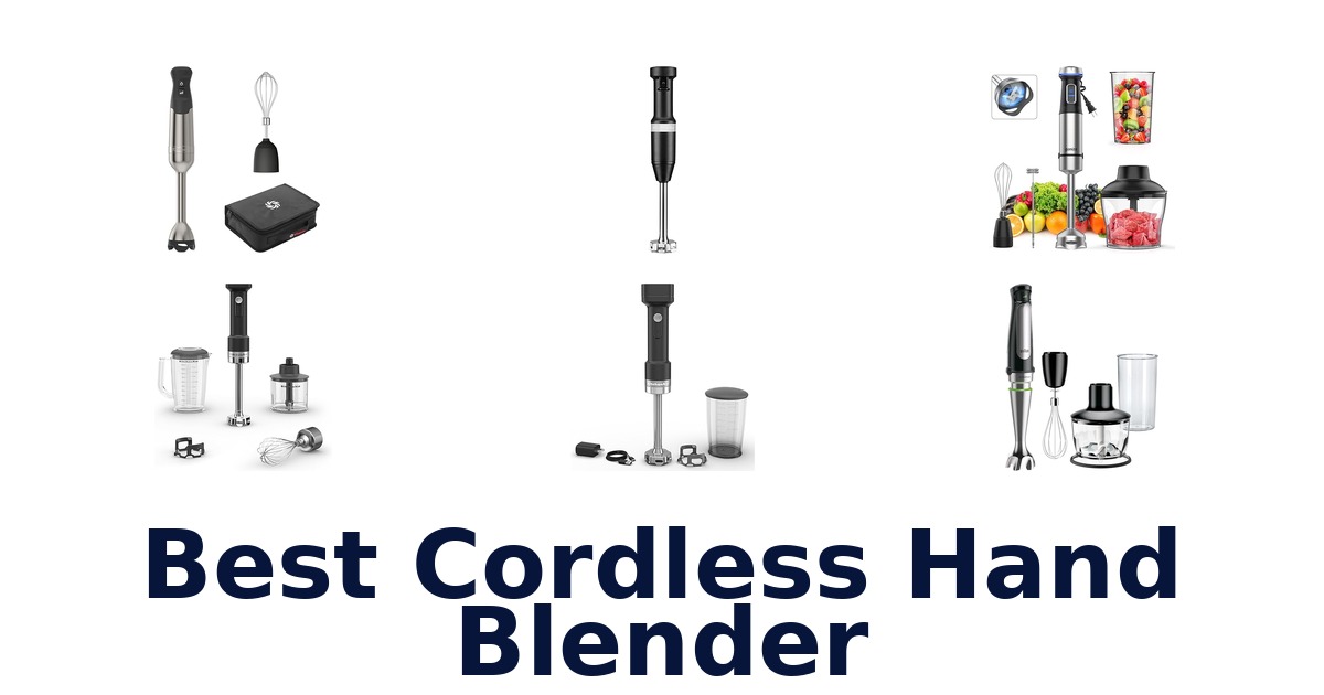 best cordless hand blender