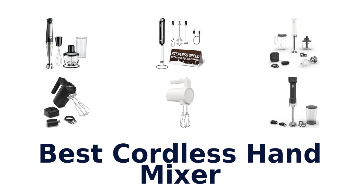 best cordless hand mixer
