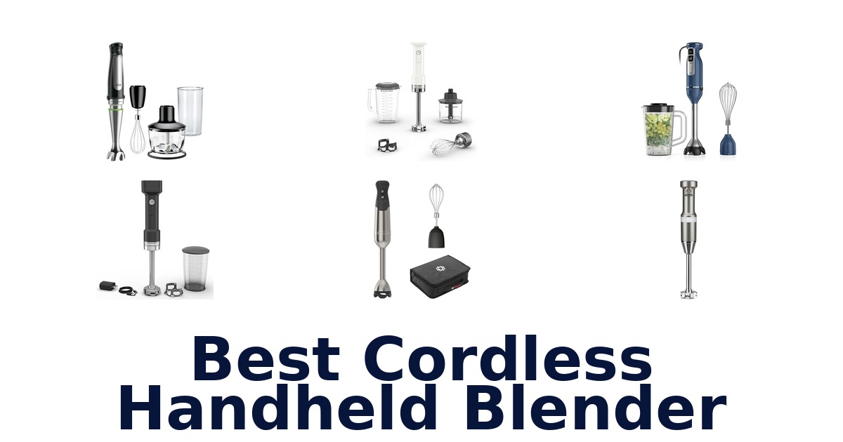 best cordless handheld blender