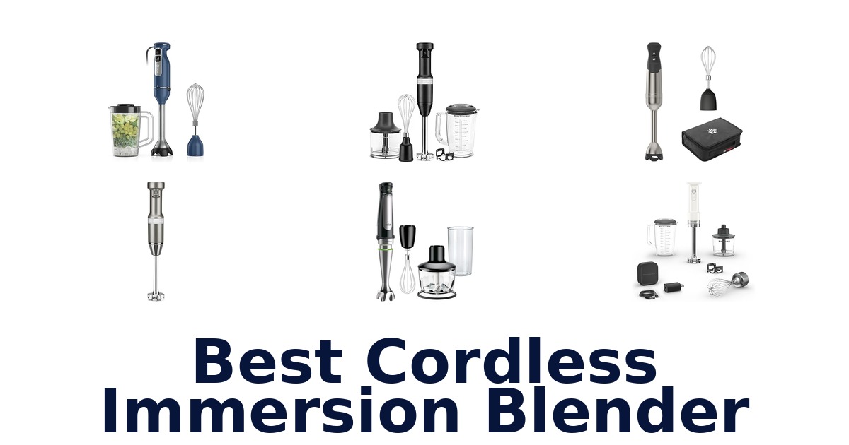 best cordless immersion blender