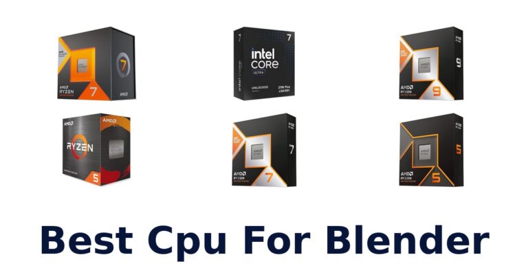 best cpu for blender