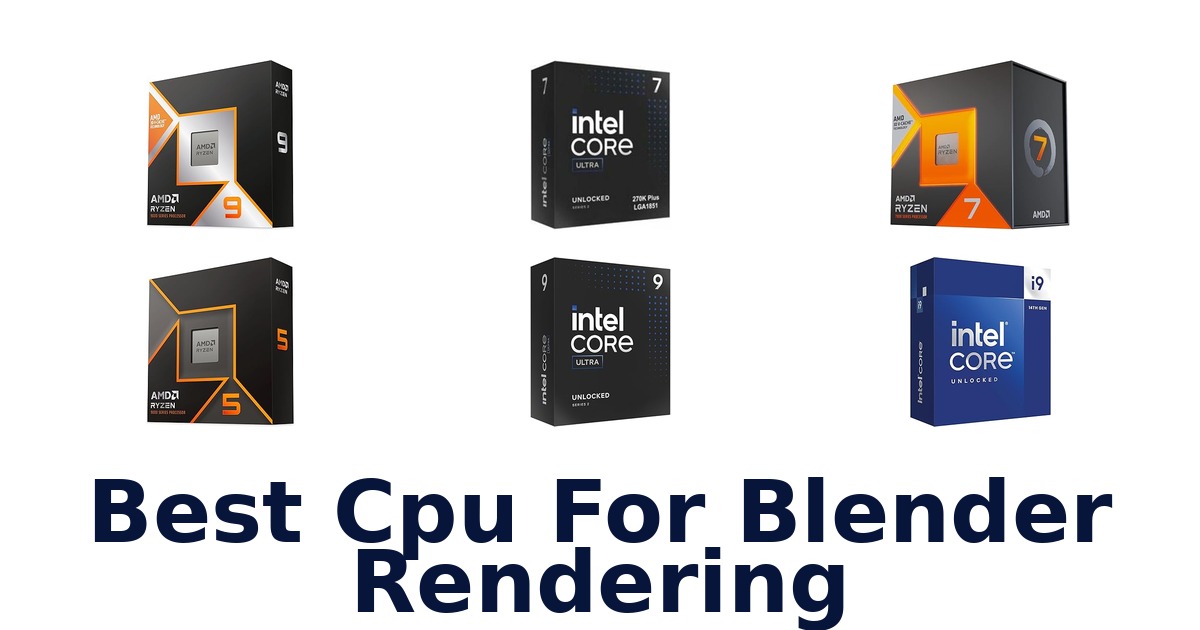 best cpu for blender rendering