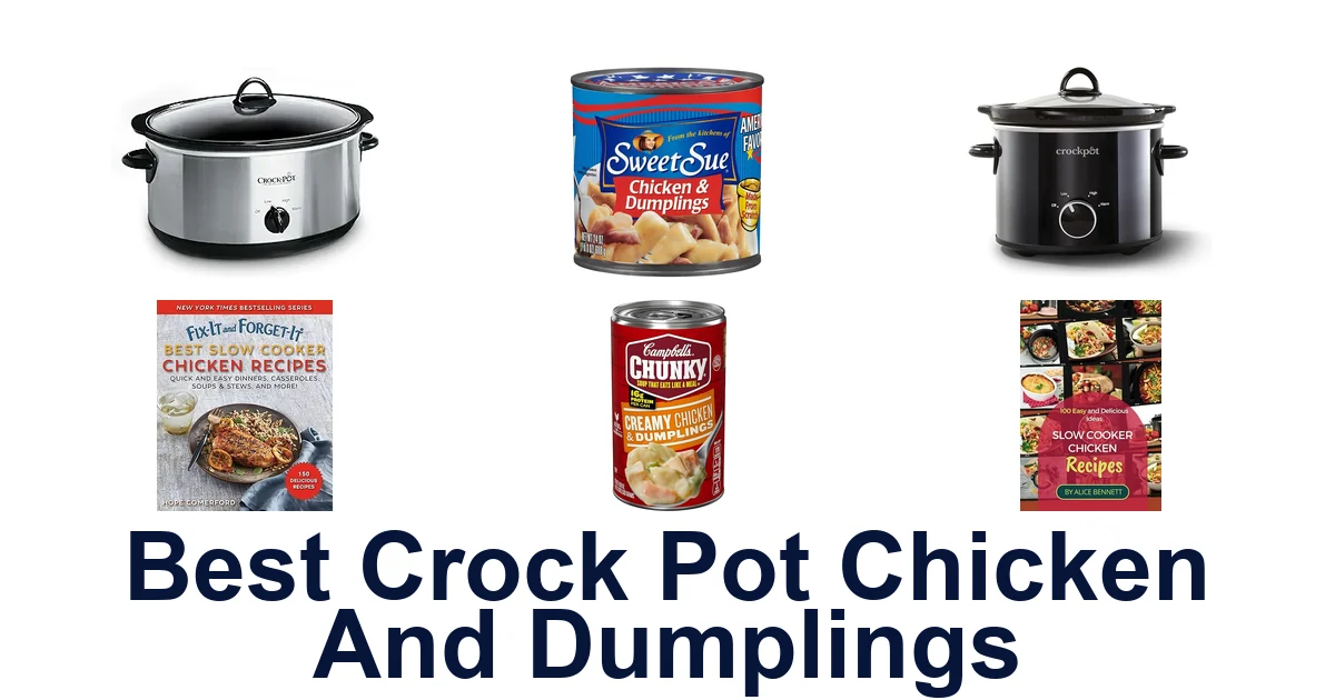 best crock pot chicken and dumplings