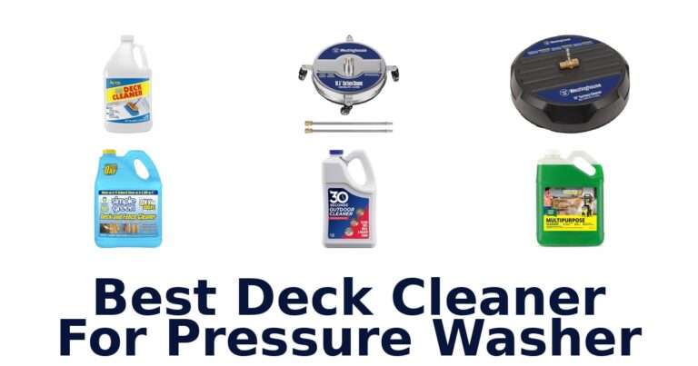 best deck cleaner for pressure washer