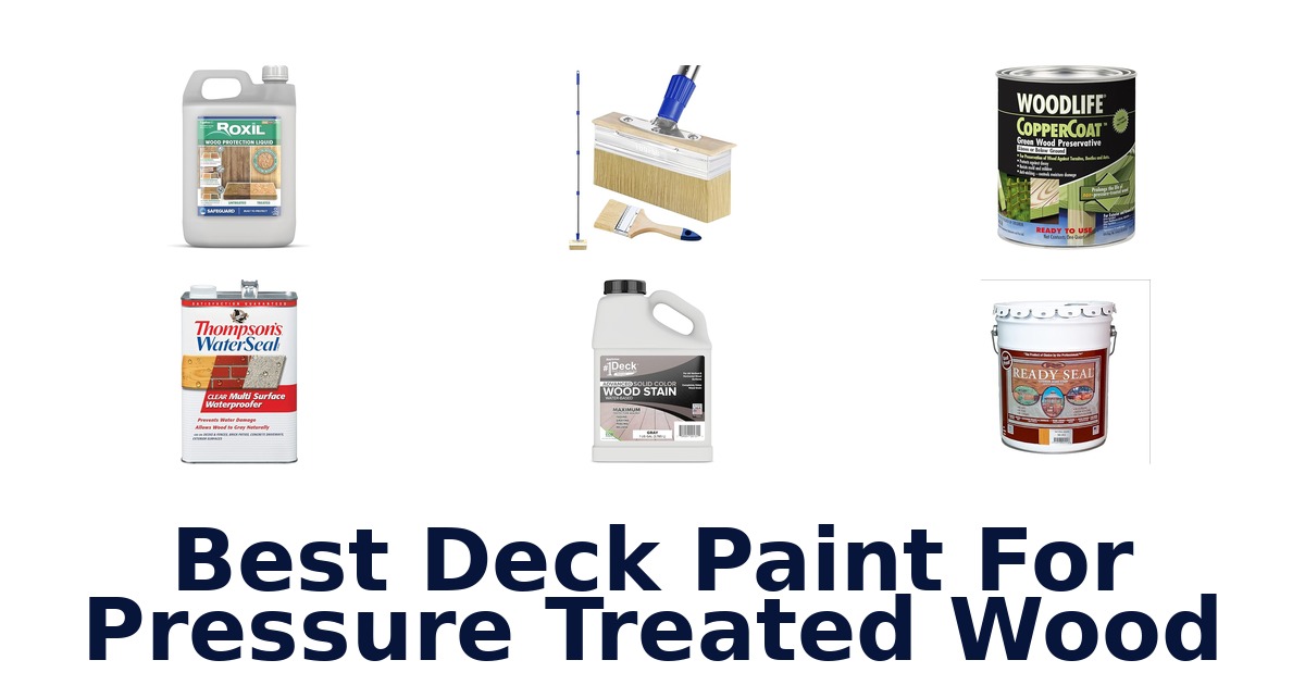 best deck paint for pressure treated wood
