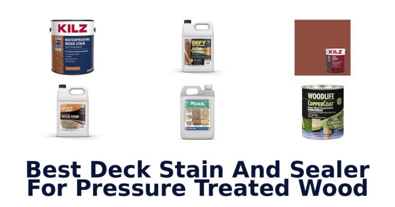 best deck stain and sealer for pressure treated wood