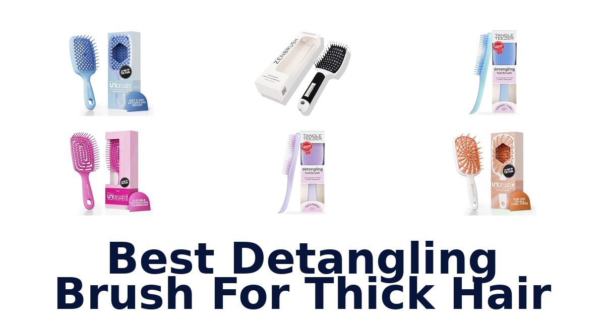 best detangling brush for thick hair