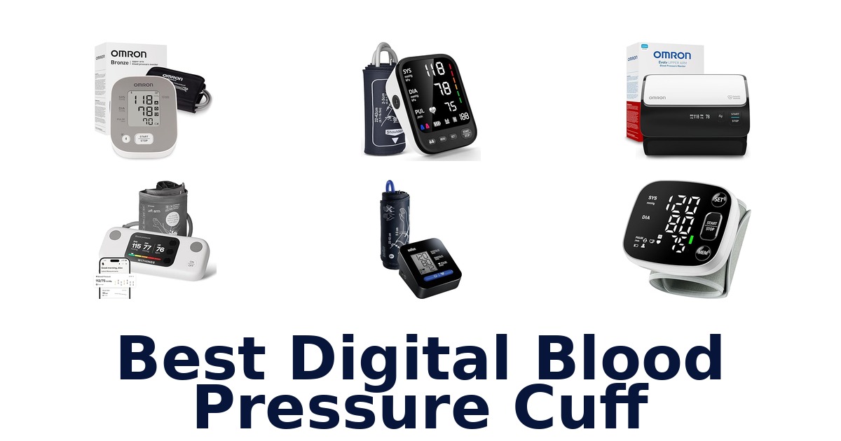 best digital blood pressure cuff