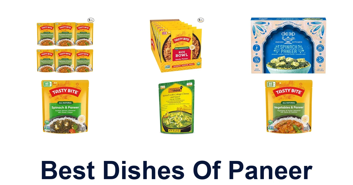 best dishes of paneer