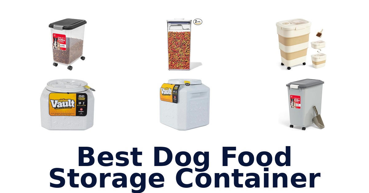best dog food storage container