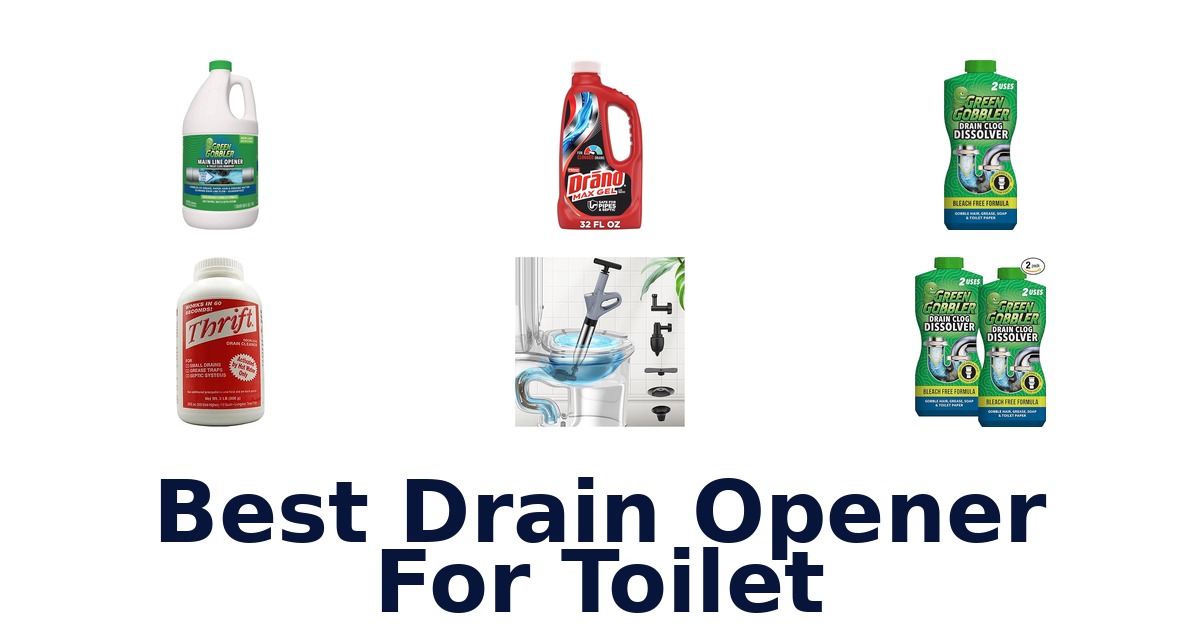 best drain opener for toilet