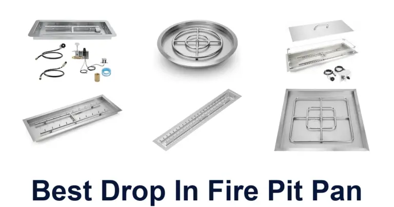 best drop in fire pit pan