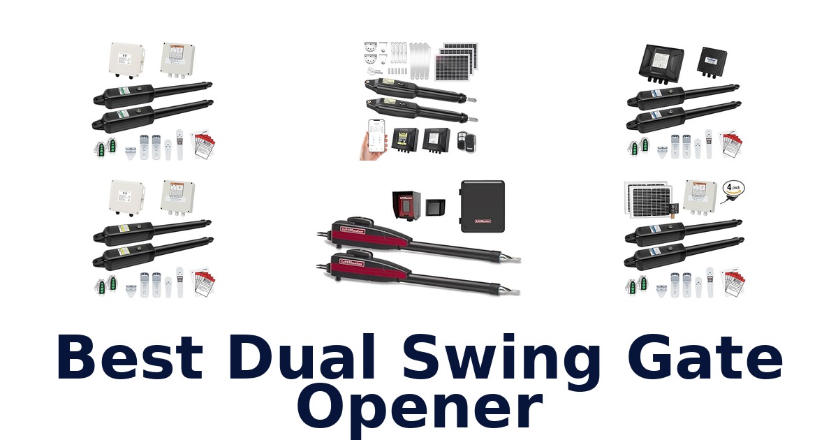 best dual swing gate opener