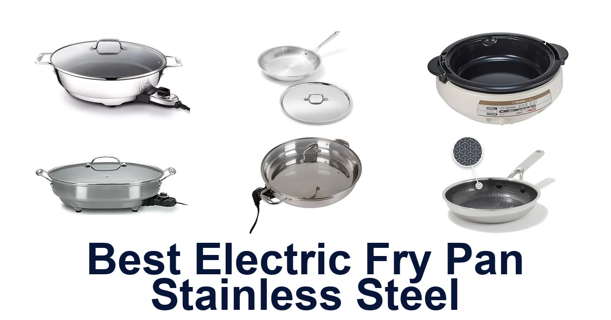 best electric fry pan stainless steel