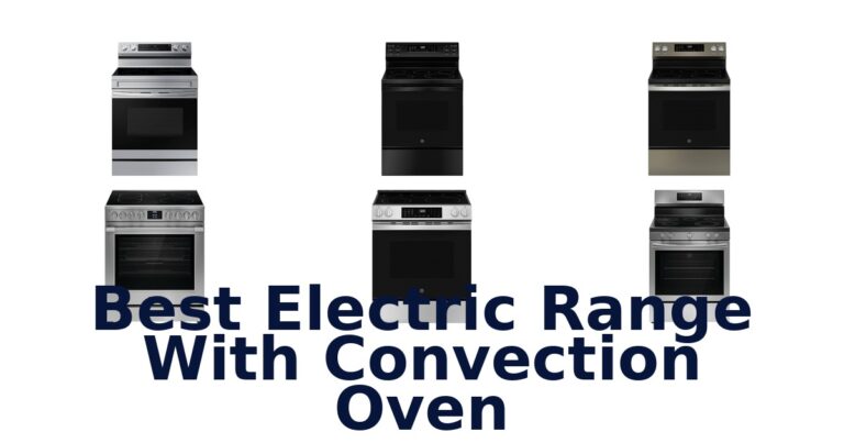 best electric range with convection oven