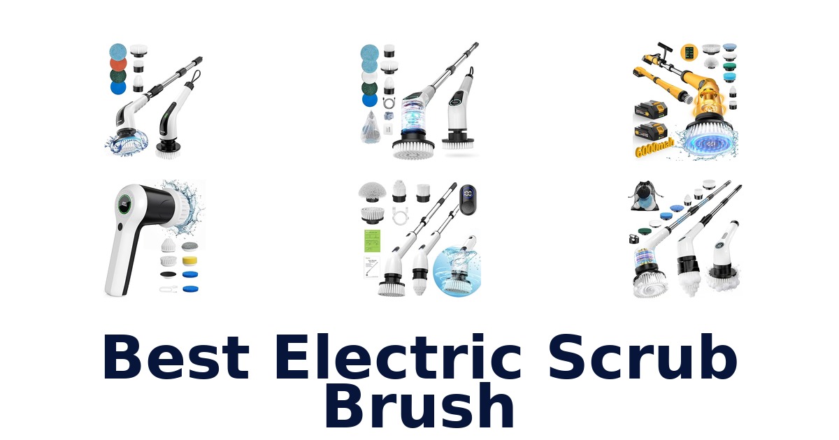 best electric scrub brush