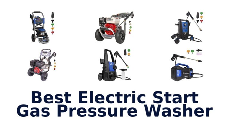 best electric start gas pressure washer
