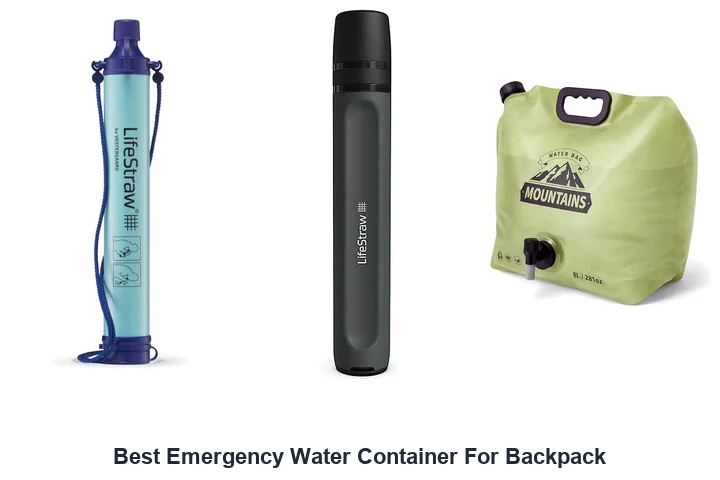 Best Emergency Water Container For Backpack